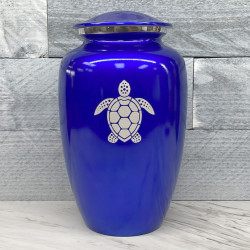 Customer Gallery - Sea Turtle Cremation Urn - Midnight Blue