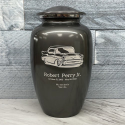Customer Gallery - Classic Car Cremation Urn - Gunmetal Gray