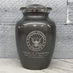 Customer Gallery - Navy Sharing Urn - Gunmetal Gray