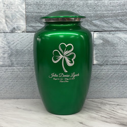 Customer Gallery - Shamrock Cremation Urn - Shamrock Green