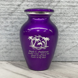 Customer Gallery - Endless Summer Sunset Keepsake Urn - Purple Luster