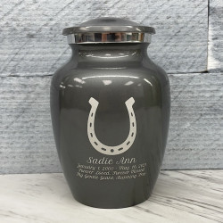 Customer Gallery - Horseshoe Sharing Urn - Gunmetal Gray