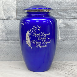 Customer Gallery - Loved Beyond Words Cremation Urn - Midnight Blue