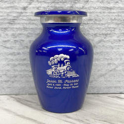 Customer Gallery - Train Keepsake Urn - Midnight Blue