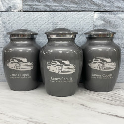Customer Gallery - Classic Car Sharing Urn - Gunmetal Gray