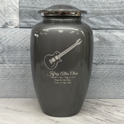 Customer Gallery - Electric Guitar Cremation Urn - Gunmetal Gray
