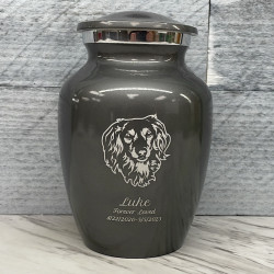 Customer Gallery - Small Dachshund Dog Cremation Urn - Gunmetal Gray