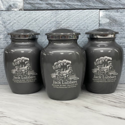 Customer Gallery - Train Sharing Urn - Gunmetal Gray