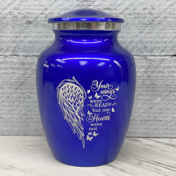 Customer Gallery - Your Wings Were Ready Sharing Urn - Midnight Blue