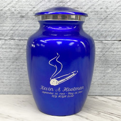 Customer Gallery - Marijuana Joint Sharing Urn - Midnight Blue