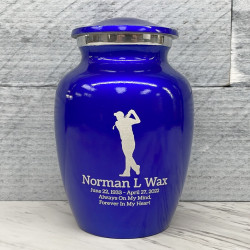 Customer Gallery - Golf Sharing Urn - Midnight Blue