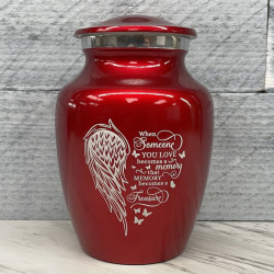 Customer Gallery - Memory Becomes a Treasure Sharing Urn - Ruby Red