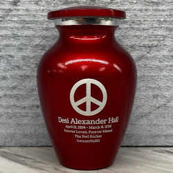Customer Gallery - Peace Keepsake Urn - Ruby Red