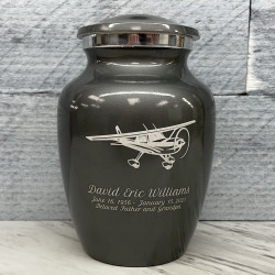Customer Gallery - Airplane Sharing Urn - Gunmetal Gray
