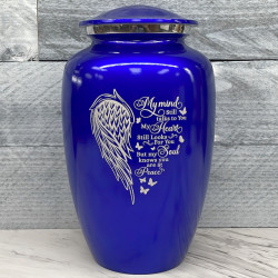 Customer Gallery - At Peace Cremation Urn - Midnight Blue