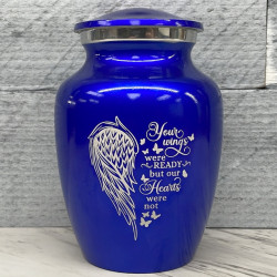 Customer Gallery - Your Wings Were Ready Sharing Urn - Midnight Blue