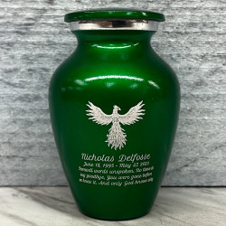 Customer Gallery - Phoenix Keepsake Urn - Shamrock Green