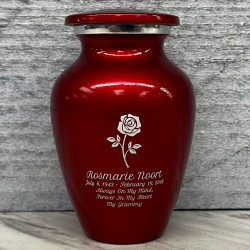 Customer Gallery - Rose Keepsake Urn - Ruby Red