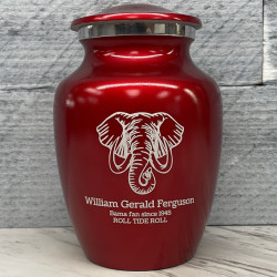 Customer Gallery - Elephant Sharing Urn - Ruby Red