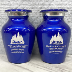 Customer Gallery - Travel Trailer Camper Keepsake Urn - Midnight Blue