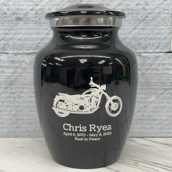 Customer Gallery - Motorcycle Sharing Urn - Jet Black
