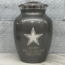 Customer Gallery - Dallas Star Sharing Urn - Gunmetal Gray