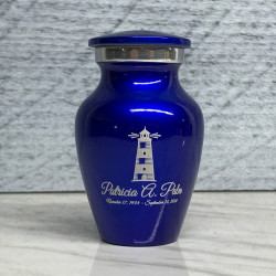 Customer Gallery - Lighthouse Keepsake Urn - Midnight Blue