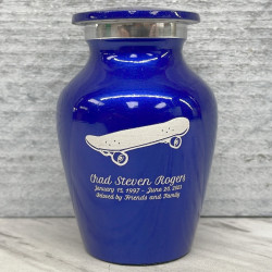 Customer Gallery - Skateboard Keepsake Urn - Midnight Blue