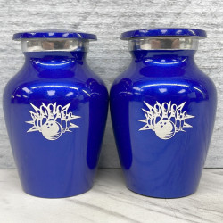 Customer Gallery - Bowling Keepsake Urn - Midnight Blue