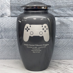 Customer Gallery - Gaming Controller Cremation Urn - Gunmetal Gray