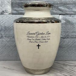 Customer Gallery - Radiant White Cremation Urn
