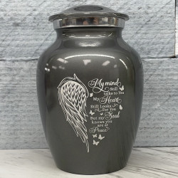 Customer Gallery - At Peace Sharing Urn - Gunmetal Gray