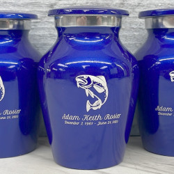 Customer Gallery - Fishing Keepsake Urn - Midnight Blue