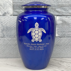 Customer Gallery - Sea Turtle Cremation Urn - Midnight Blue