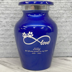 Customer Gallery - Keepsake Infinite Love Pet Cremation Urn - Midnight Blue