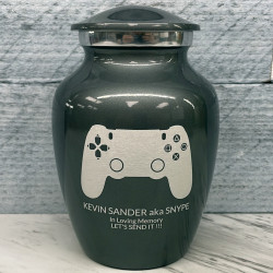 Customer Gallery - Gaming Controller Sharing Urn - Gunmetal Gray