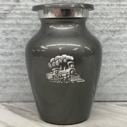 Customer Gallery - Train Keepsake Urn - Gunmetal Gray