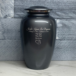 Customer Gallery - Gunmetal Gray Cremation Urn