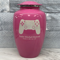 Customer Gallery - Gaming Controller Cremation Urn - Rose Pink