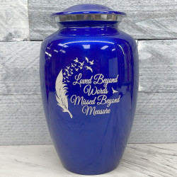 Customer Gallery - Loved Beyond Words Cremation Urn - Midnight Blue