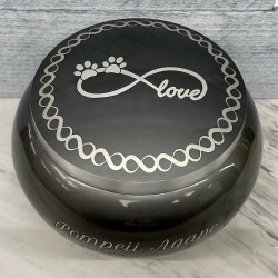 Customer Gallery - Large Odyssey Pet Urn - Gunmetal Gray