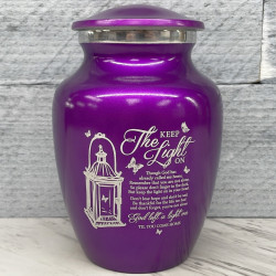 Customer Gallery - Keep the Light On Sharing Urn - Purple Luster