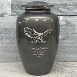 Customer Gallery - Eagle Cremation Urn - Gunmetal Gray