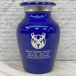 Customer Gallery - Deer Keepsake Urn - Midnight Blue