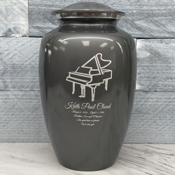 Customer Gallery - Piano Cremation Urn - Gunmetal Gray