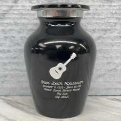 Customer Gallery - Acoustic Guitar Keepsake Urn - Jet Black