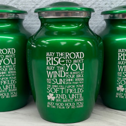 Customer Gallery - Irish Blessing Sharing Urn - Shamrock Green