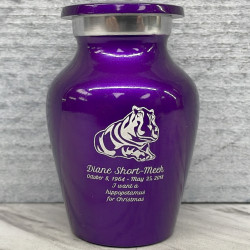 Customer Gallery - Hippo Keepsake Urn - Purple Luster