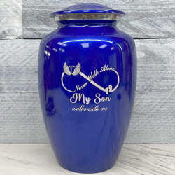 Customer Gallery - My Son Walks With Me Cremation Urn - Midnight Blue