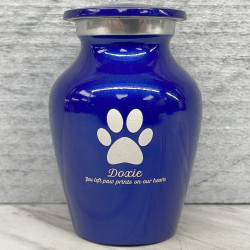 Customer Gallery - Paw Print Keepsake Urn - Midnight Blue